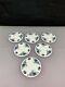 6 x Royal Albert Moonlight Rose Round Ceramic Coasters 3.5 Wide VERY RARE 2nd