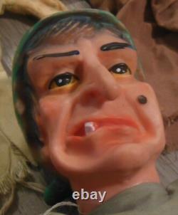 7 Very Rare and Unique Old Puppets Vintage Royal Court Assortment Mid-Century