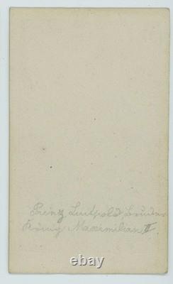 A Very Rare CDV Of Luitpold (1821-1912) Prince Regent Of Bavaria Joseph Albert