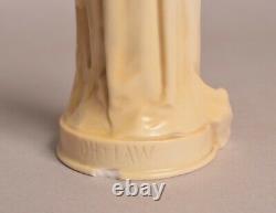 A Very Rare Early (royal) Doulton Burslem Vellum Figure Oh Law By Charles Noke