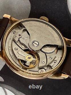 A Very Rare Smiths Imperial Automatic 9 ct. Gold Wristwatch