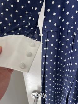 ASO Royal Kate Middleton Alessandra Rich Polka Dot Dress UK 6/8 Very Rare