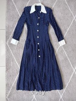 ASO Royal Kate Middleton Alessandra Rich Polka Dot Dress UK 6/8 Very Rare