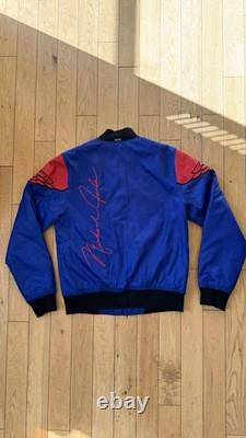 Air Jordan x Just Don Wings Bomber Basketball Jacket Royal Blue Very Rare Size M