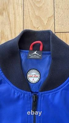 Air Jordan x Just Don Wings Bomber Basketball Jacket Royal Blue Very Rare Size M