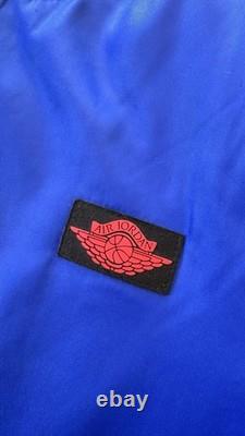 Air Jordan x Just Don Wings Bomber Basketball Jacket Royal Blue Very Rare Size M