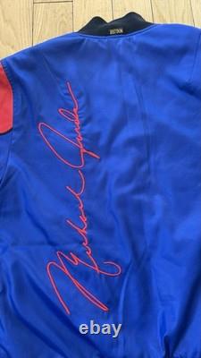 Air Jordan x Just Don Wings Bomber Basketball Jacket Royal Blue Very Rare Size M