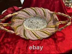 Antique Imperial Palace Tray Signed One of a kind Very Rare