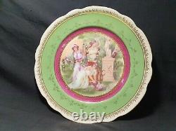 Antique Imperial Russian Kuznetsov porcelain plate 1920s very rare