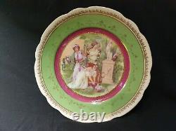 Antique Imperial Russian Kuznetsov porcelain plate 1920s very rare