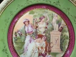 Antique Imperial Russian Kuznetsov porcelain plate 1920s very rare