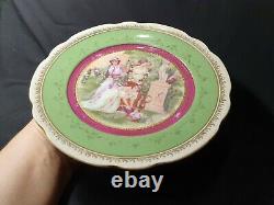 Antique Imperial Russian Kuznetsov porcelain plate 1920s very rare