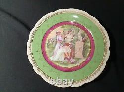 Antique Imperial Russian Kuznetsov porcelain plate 1920s very rare