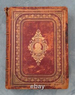 Antique Leather Cover Imperial Shakespeare Volume I & II VERY RARE Books