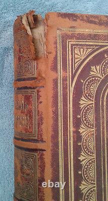 Antique Leather Cover Imperial Shakespeare Volume I & II VERY RARE Books