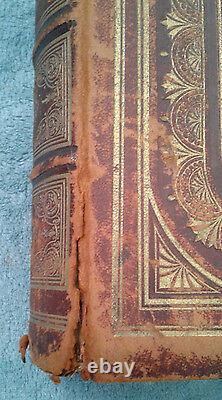 Antique Leather Cover Imperial Shakespeare Volume I & II VERY RARE Books