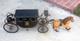 Antique Model ROYAL Horse Carriage 1900's Wooden Metal Coach & Horse. Very RARE