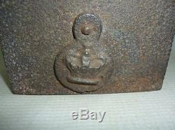 Antique Royal Bulgarian Sad Iron Charcoal with Chimney 19 Century VERY RARE
