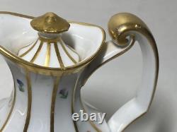 Antique Royal Copenhagen Henriette Oil and Vinegar Bottles With Lids Very Rare