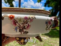 Antique Vase porcelain (gravy boat)England Royal Worcester 1883. Very rare style
