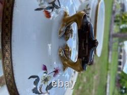 Antique Vase porcelain (gravy boat)England Royal Worcester 1883. Very rare style