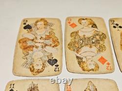 Antique Very Rare Collectible Pre Ww2 Era Set Of 52 Royal Playing Cards