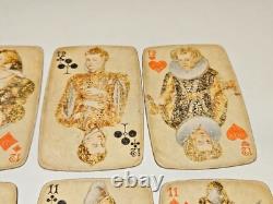 Antique Very Rare Collectible Pre Ww2 Era Set Of 52 Royal Playing Cards