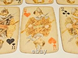 Antique Very Rare Collectible Pre Ww2 Era Set Of 52 Royal Playing Cards