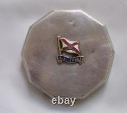 Antique Very Rare Rml S. S. Andes Ship England Powder Compact Royal Mail Lines