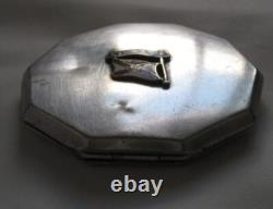Antique Very Rare Rml S. S. Andes Ship England Powder Compact Royal Mail Lines