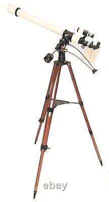 Antique Vintage 50 S Very Rare Equatorial Telescope By Yashica / Royal Astro See