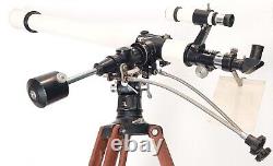 Antique Vintage 50 S Very Rare Equatorial Telescope By Yashica / Royal Astro See