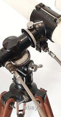 Antique Vintage 50 S Very Rare Equatorial Telescope By Yashica / Royal Astro See