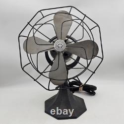 Antique Vintage Royal Rochester Electric Fan VERY RARE Works Needs Repair Read