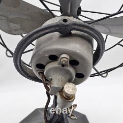 Antique Vintage Royal Rochester Electric Fan VERY RARE Works Needs Repair Read