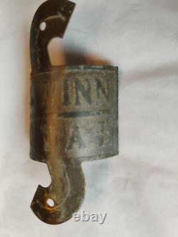 Arnold, Schwinn & Co. Royal Brass 1930's Head Badge Very Rare! NEEDS LOVE