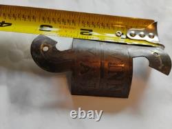 Arnold, Schwinn & Co. Royal Brass 1930's Head Badge Very Rare! NEEDS LOVE
