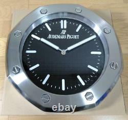 Audemars Piguet Genuine Silver wall clock Black dial Royal oak(No box) Very Rare