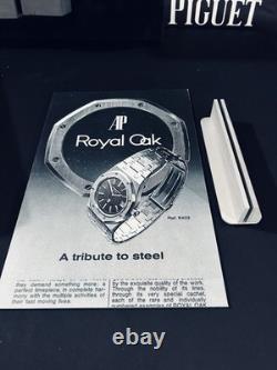 Audemars Piguet Royal Oak AP Watch Steel Box & Display VERY RARE COLLECTIBLE