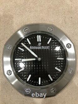 Audemars Piguet Stainless Wall clock Black Dial Royal oak(No box) Very Rare AP