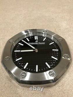 Audemars Piguet Stainless Wall clock Black Dial Royal oak(No box) Very Rare AP