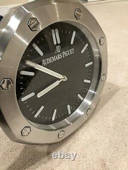 Audemars Piguet Stainless Wall clock Black Dial Royal oak(No box) Very Rare AP