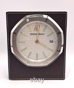 Audemars Piguet Table Clock Royal Oak Very Rare White Dial Model Hand-wound Type
