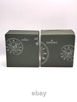 Audemars Piguet Table Clock Royal Oak Very Rare White Dial Model Hand-wound Type