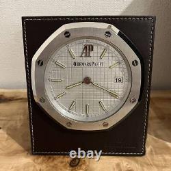 Audemars Piguet Table Clock Royal Oak Very Rare White Dial Model Working