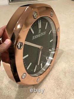 Audemars piguet RoseGold Wall clock Black dial Royal oak(No box) Very Rare AP