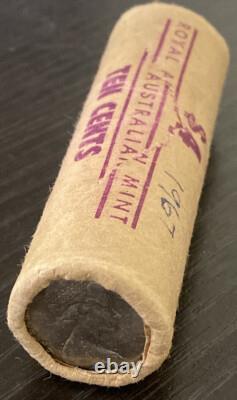 Australian 1967 10 Cent Royal Australian Mint Roll VERY RARE Suit PCGS