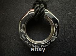 Authentic Very Rare Audemars Piguet Royal Oak Necklace White Gold Diamond Unused