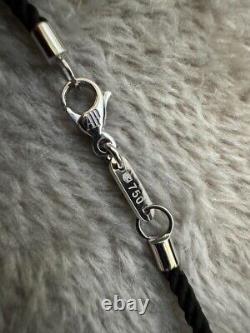 Authentic Very Rare Audemars Piguet Royal Oak Necklace White Gold Diamond Unused