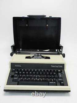 Authentic Vintage Cavalier 1200 Royal Typewriter with Carrying Case Very Rare